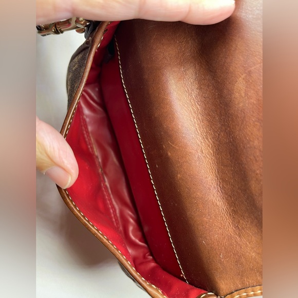 Vintage Dooney & Bourke 1975 Signature Monogram Wristlet / Clutch - Picture 14 of 16